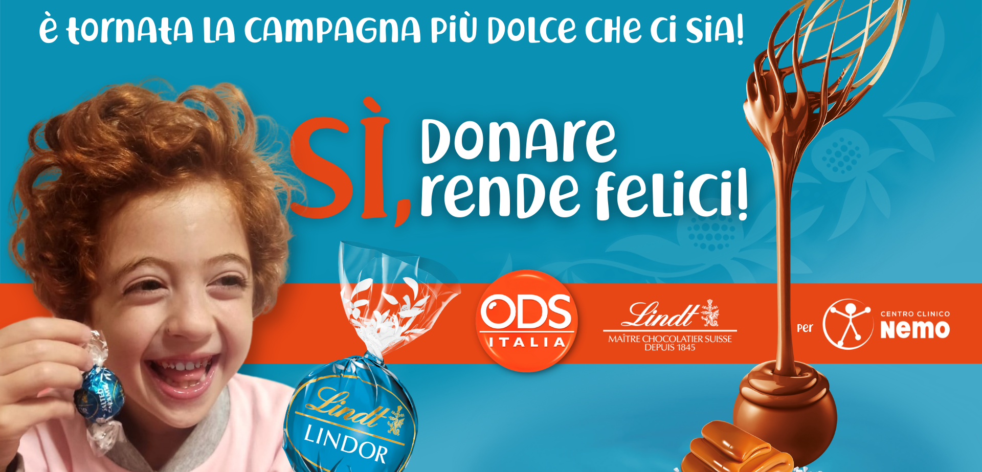 BANNER SITO LINDT LINDOR CARAMELLO SALATO ODSTORE OMAGGIO DONARE BAMBINI CENTRO CLINICO NEMO-1