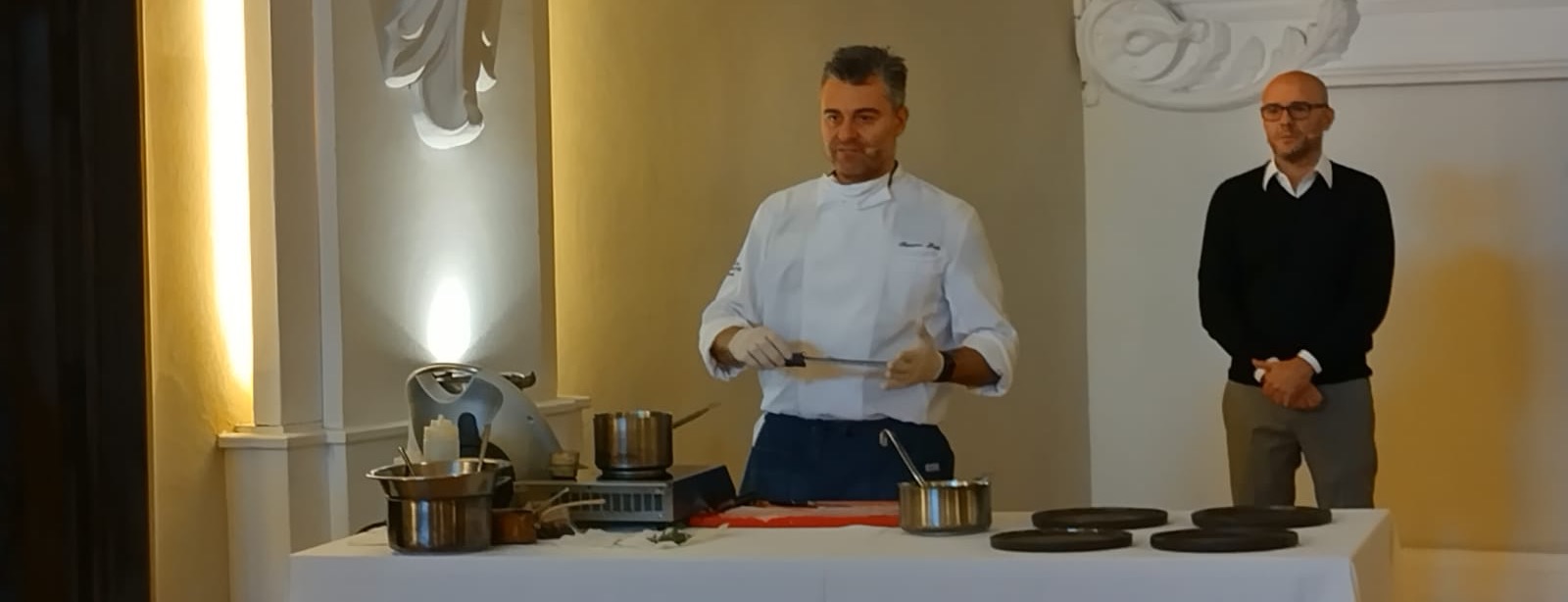 Chef Enzo Politelli e il suo Capo chef Simone Gatto