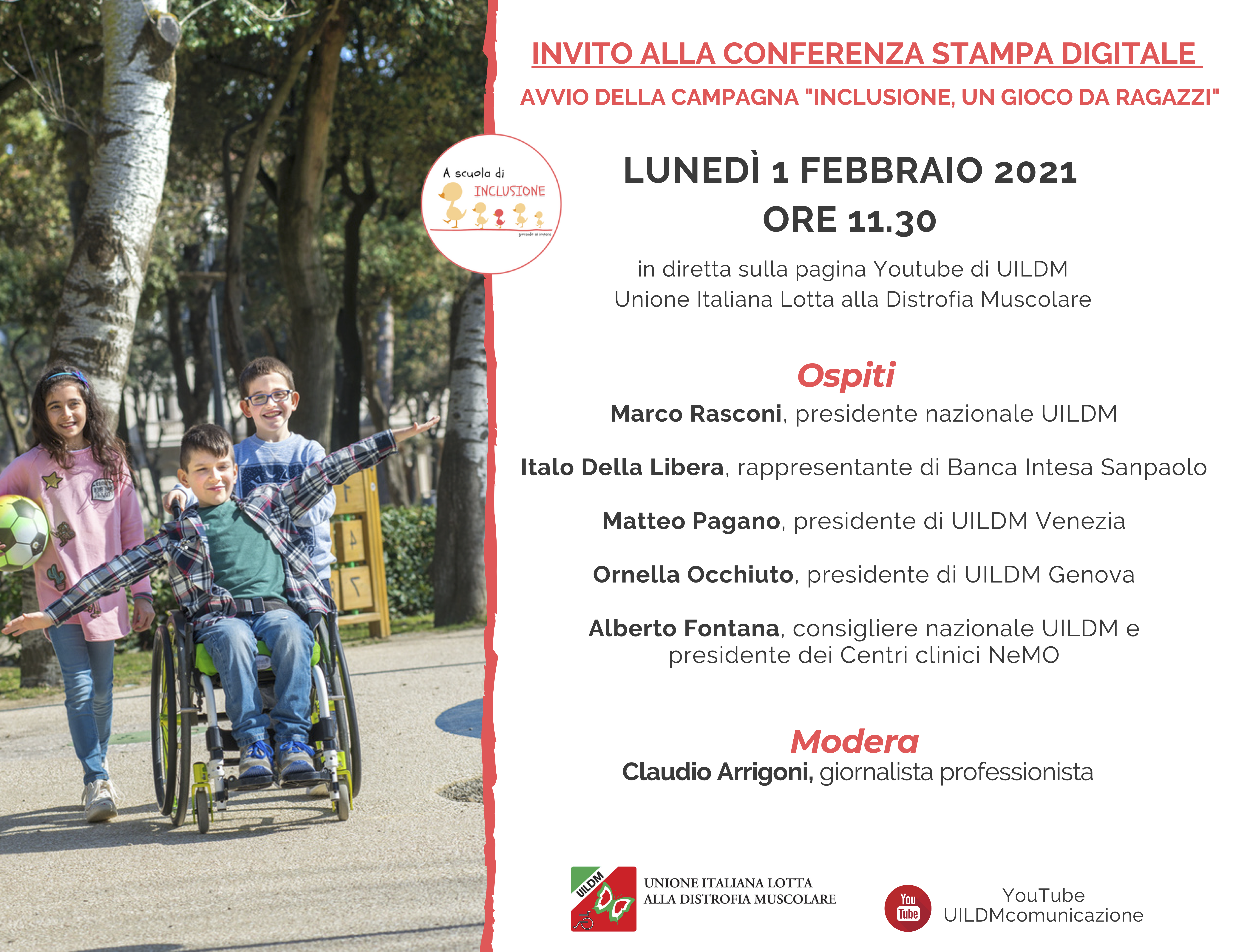 INVITO CONFERENZA STAMPA 1.2.2021