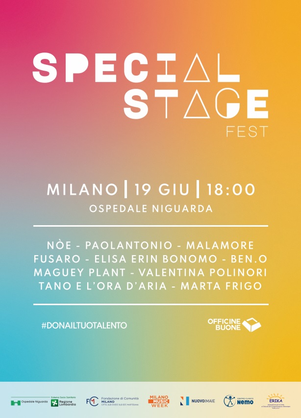 Locandina A3 - formato story - Special Stage Fest - 19 giugno - 18h00 - Officine Buone